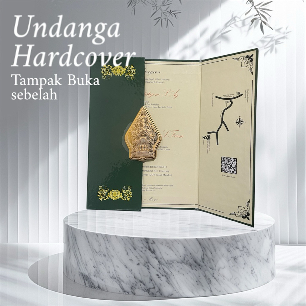 undangan hardcover, undangan pernikahan , undangan pernikahan estetik