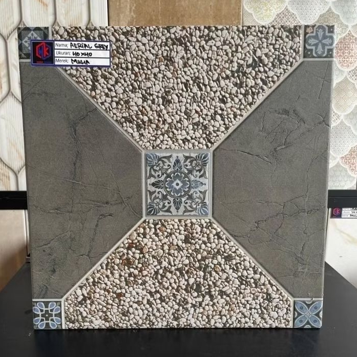 Keramik Lantai 40x40 Aerial Grey || Signature