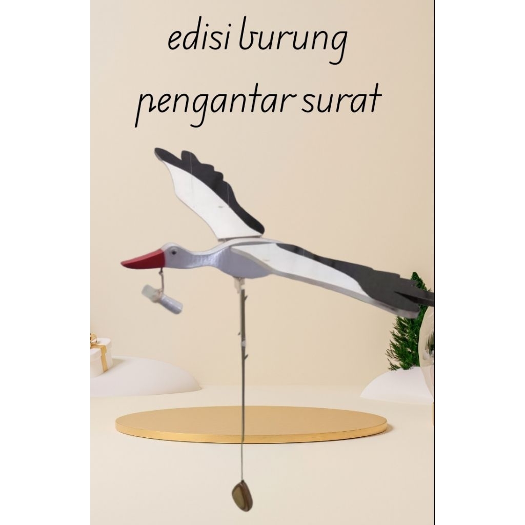 burung mainan/hiasan estetik/unik