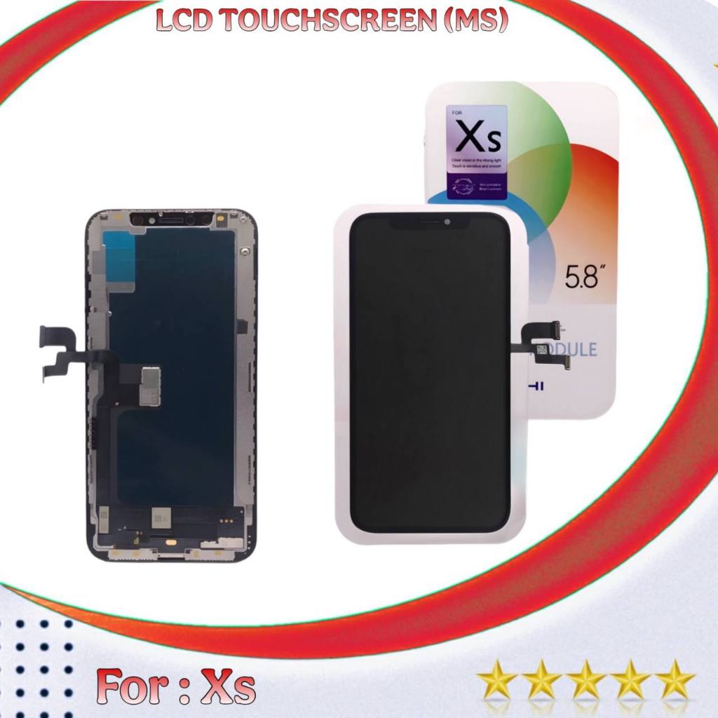 LCD TOUCHSCREEN XS (MS) BLACK FULLSET NEW