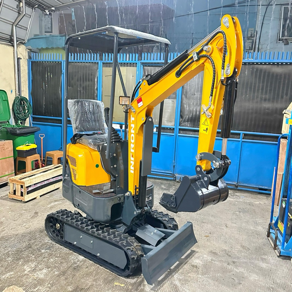 Mini Excavator 1 Ton Golden Power Alat Berat Serbaguna untuk Konstruksi dan Pertanian