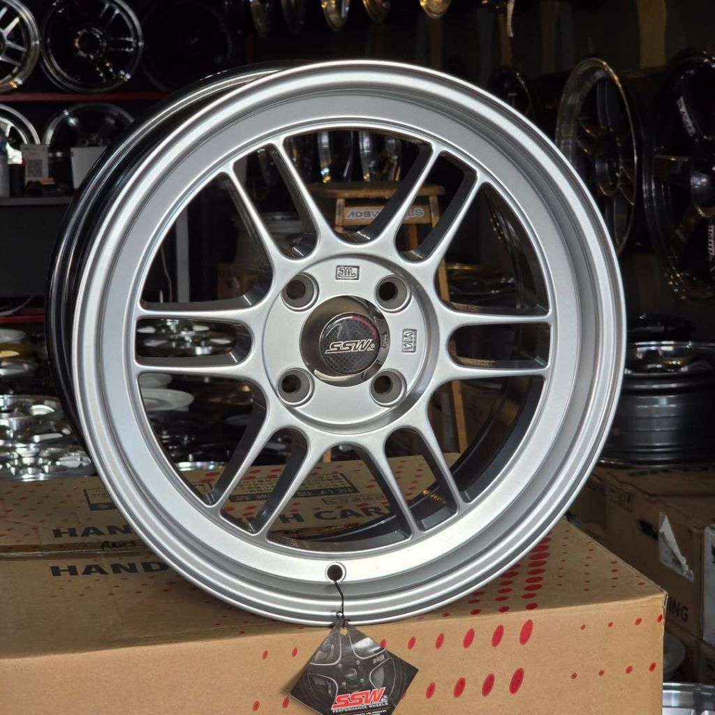velg enkei rpf1 original ssw thailand ring 15 pcd 4x100 lebar 7 velg racing ring 15 untuk mobil brio