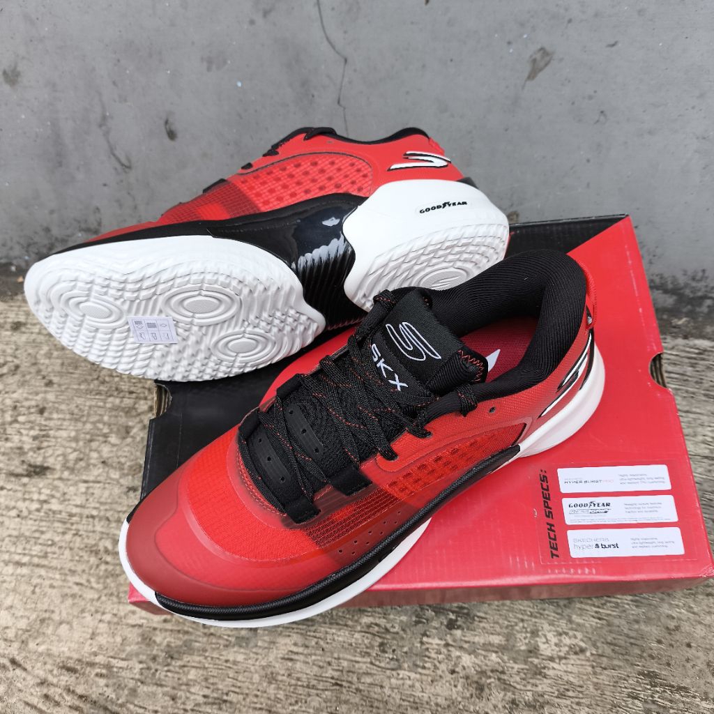 Sepatu Basket Skechers SKX Resagrip Original