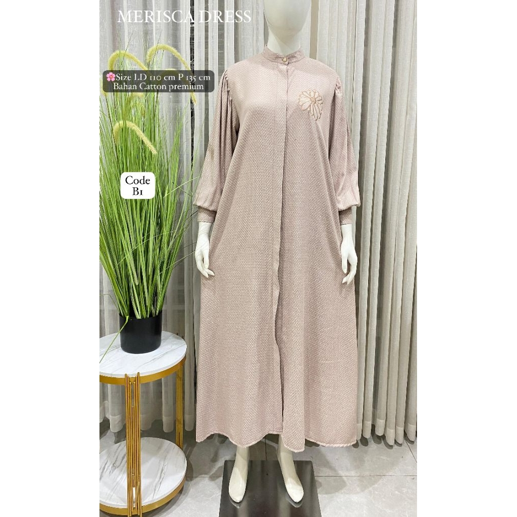 MERISCA DRESS BAHAN COTTON PREMIUM BY 3POINT BOUTIQ 3 POINT