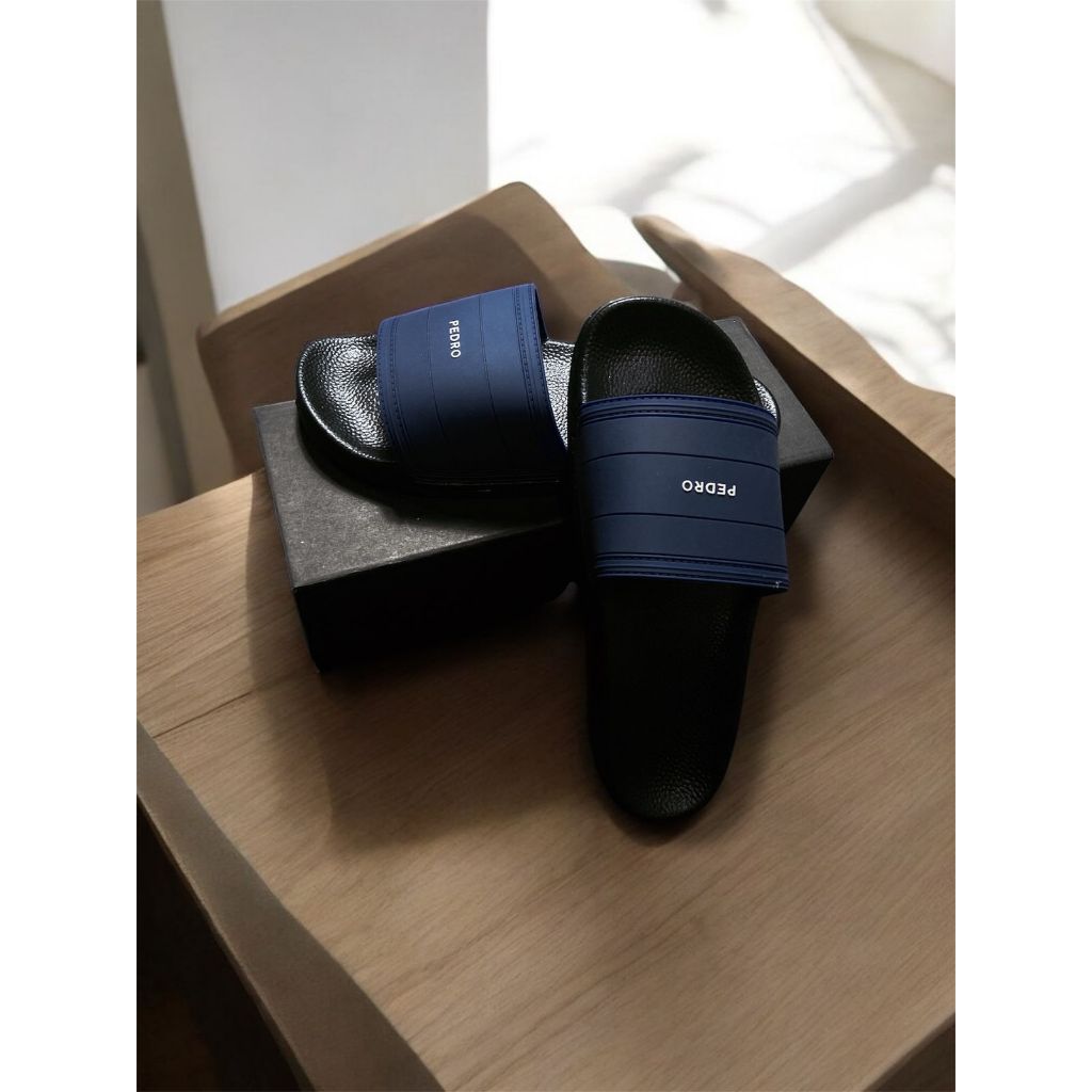 sendal slop pria karet  tebal  sendal original 100%