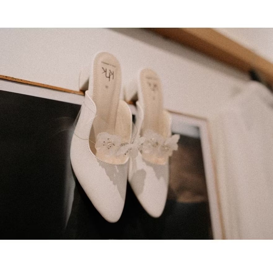 Preloved sepatu wedding heels yui khk