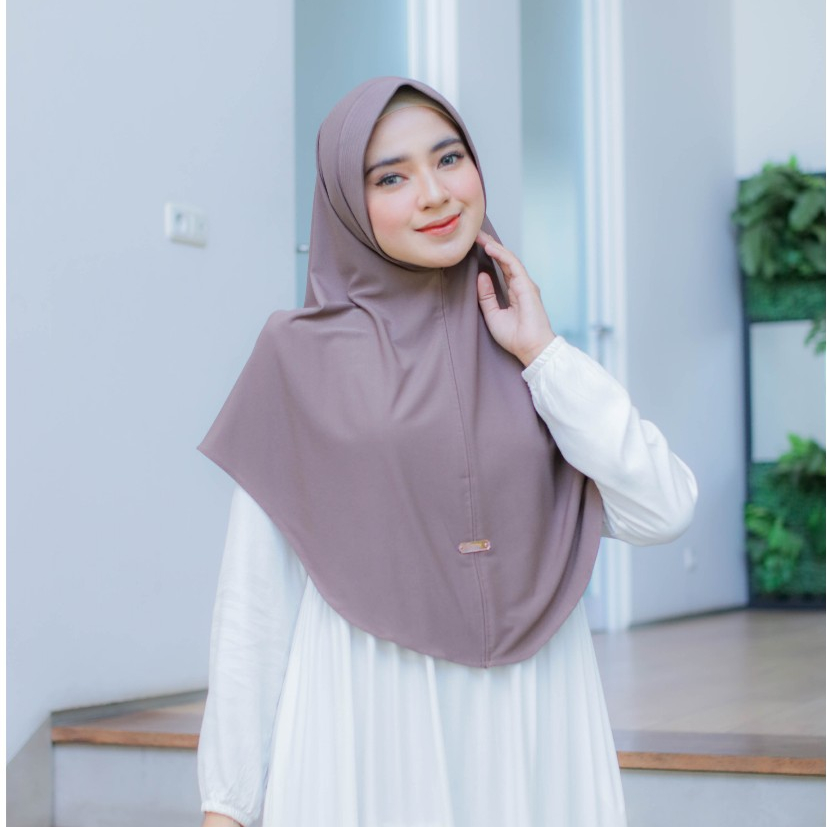 Daunni Zahra - hijab instan pet premium bergo daily Jersey Airflow Adem, jilbab Praktis Adem Anti Ge