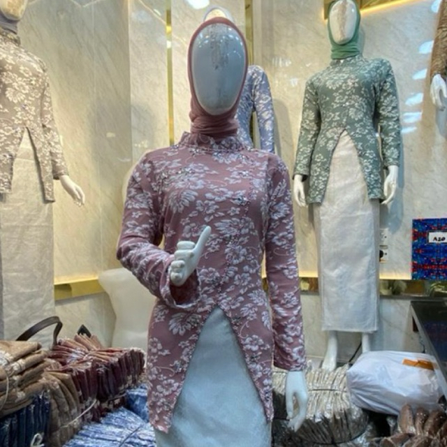 Permata- Atasan Kebaya Janggan Modern Kebaya Kondangan Outfit Wisuda Lamaran Tunangan Kekinian