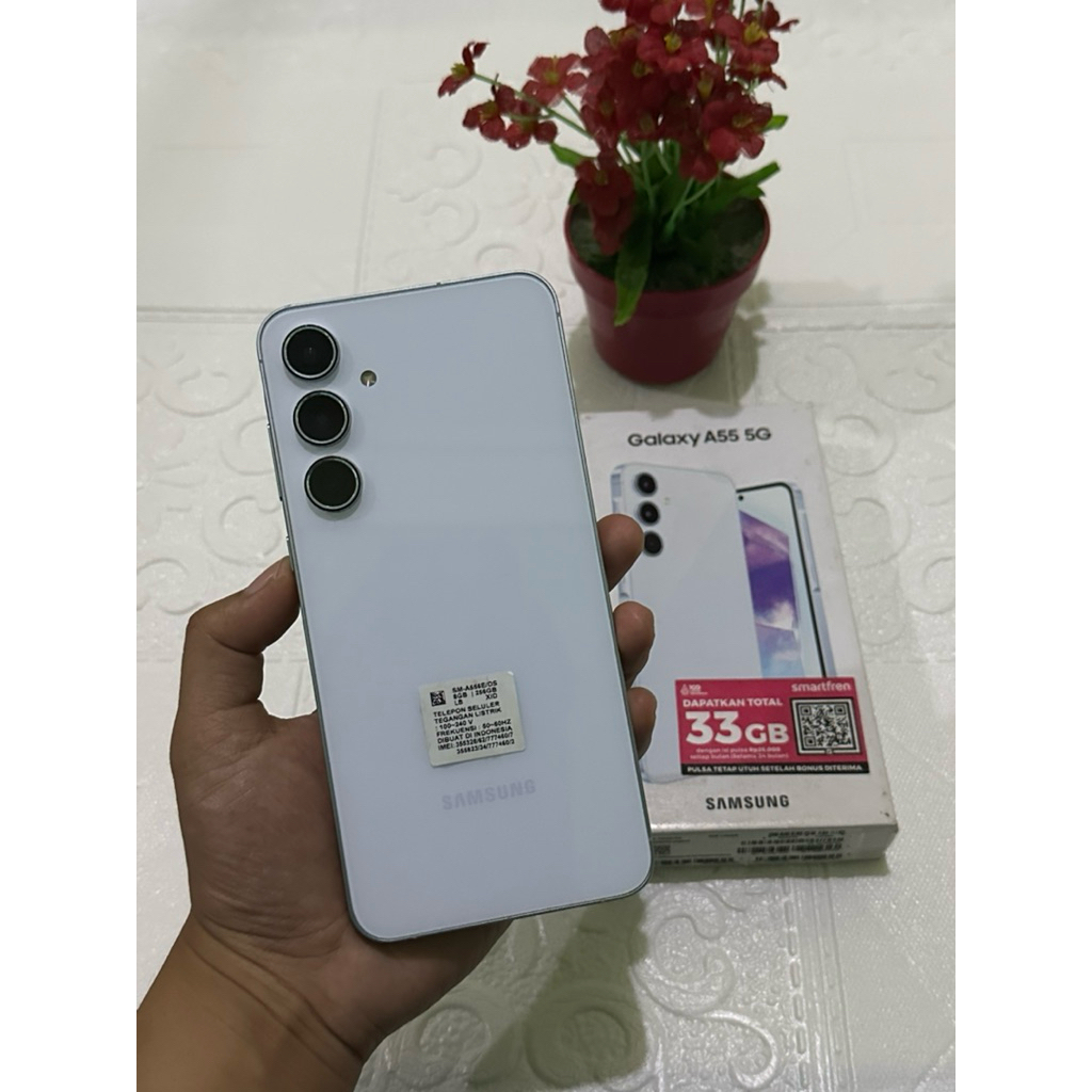 samsung A55 5g 12/256 SECOND FULLSET