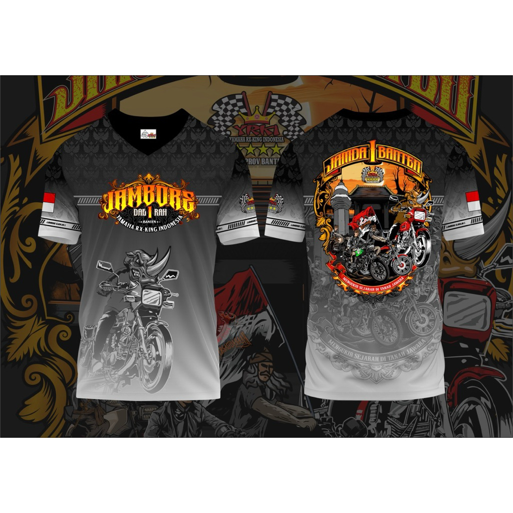 KAOS JARSY JAMDA BANTEN LENGAN PENDEK ORIGINAL 100 %