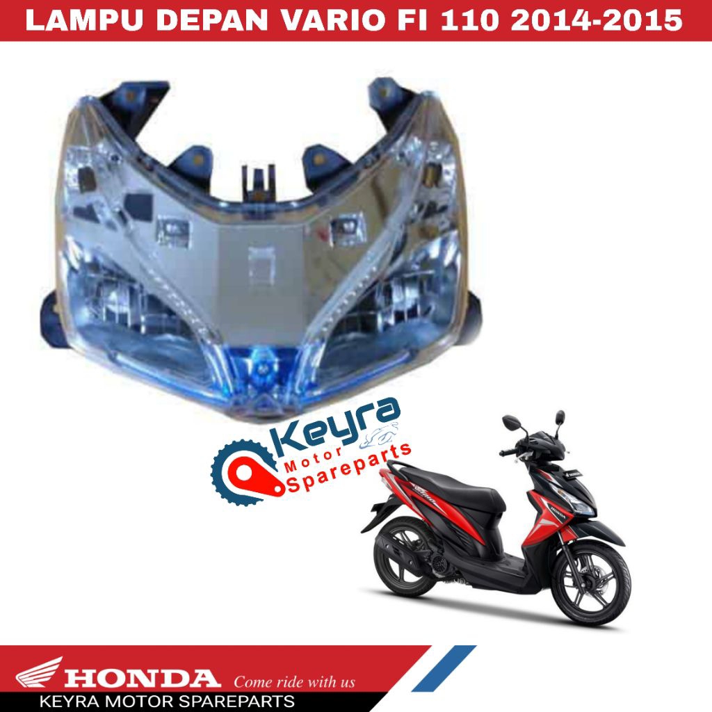 REFLEKTOR LAMPU DEPAN HONDA VARIO 110 FI 2014-2015 ORI