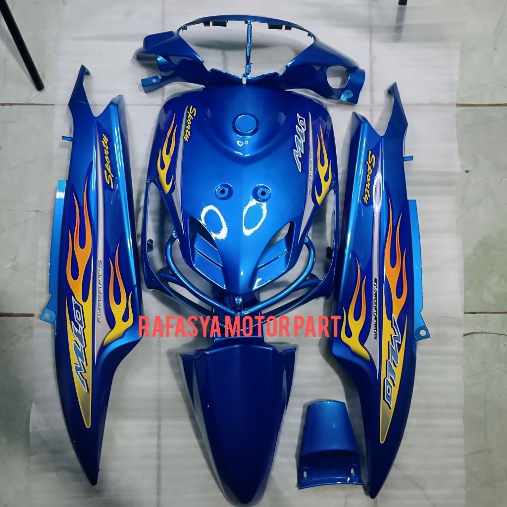 Full body yamaha mio smile plus stripping fullset cover body halus mio smile stripping api