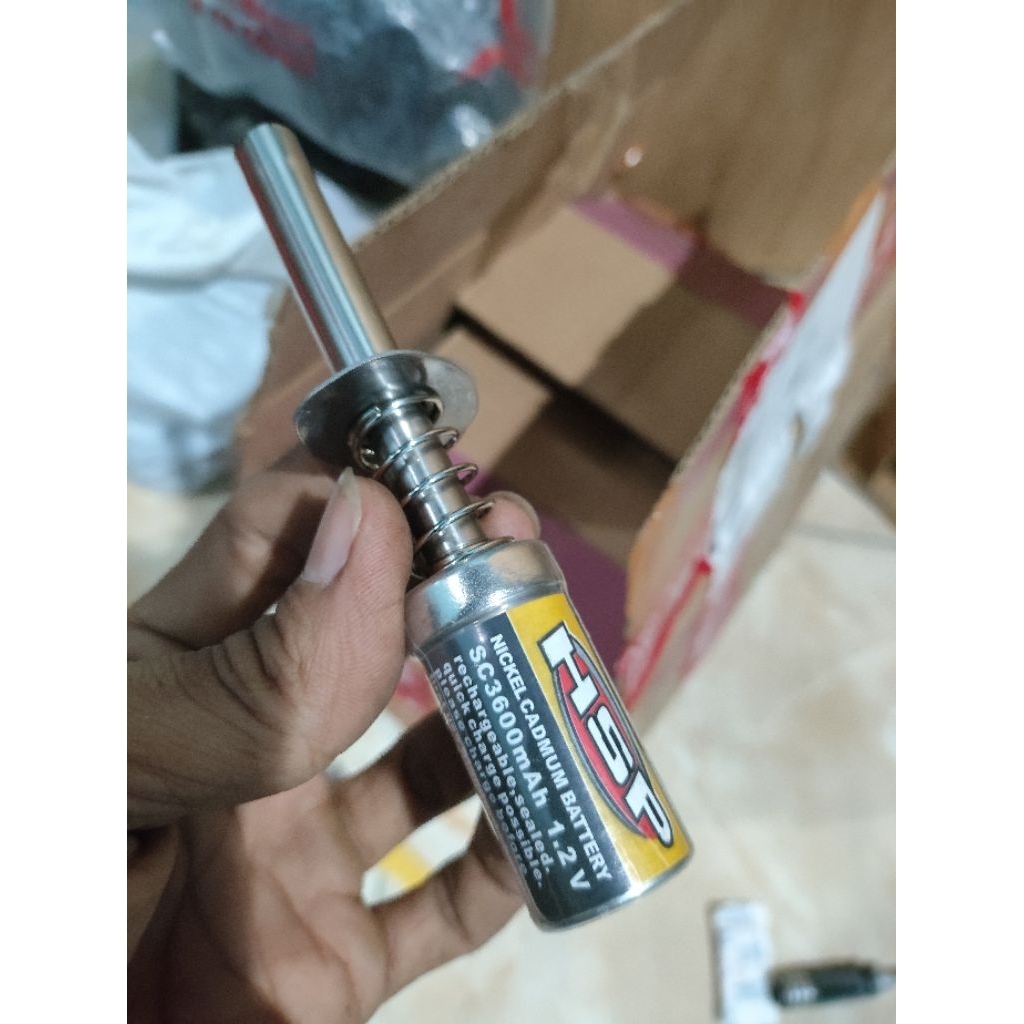 pemantik busi rc engine nitro 3600 mah
