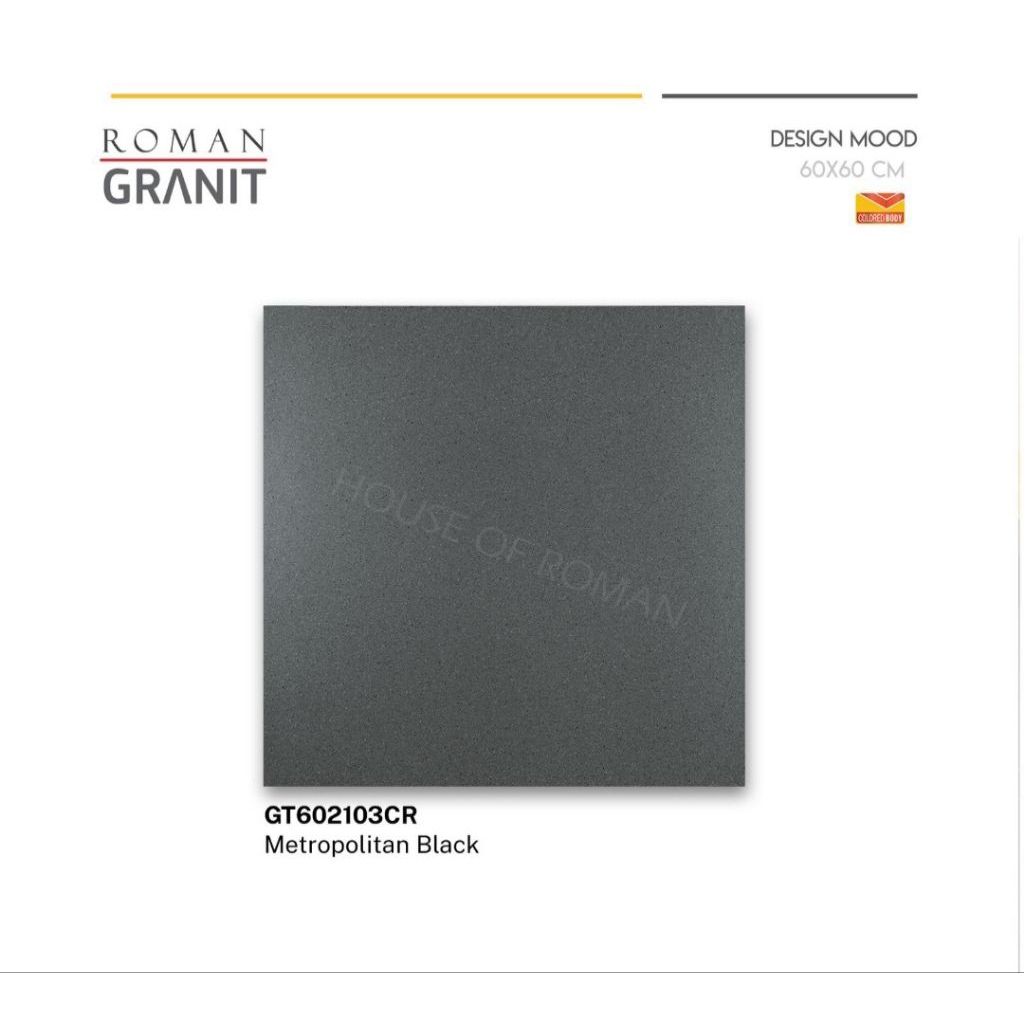 Roman Granit GT602103CR Metropolitan Black 60x60 Kw2