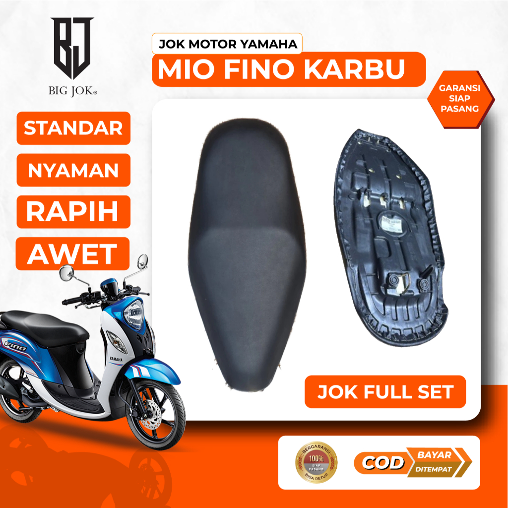 Jok motor fino karbu fino lama I Jok standar yamaha mio