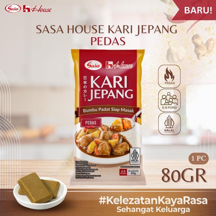Sasa House Kari Jepang 80gr Bumbu Kari Jepang Instat Pedas / Kari Original Jepang