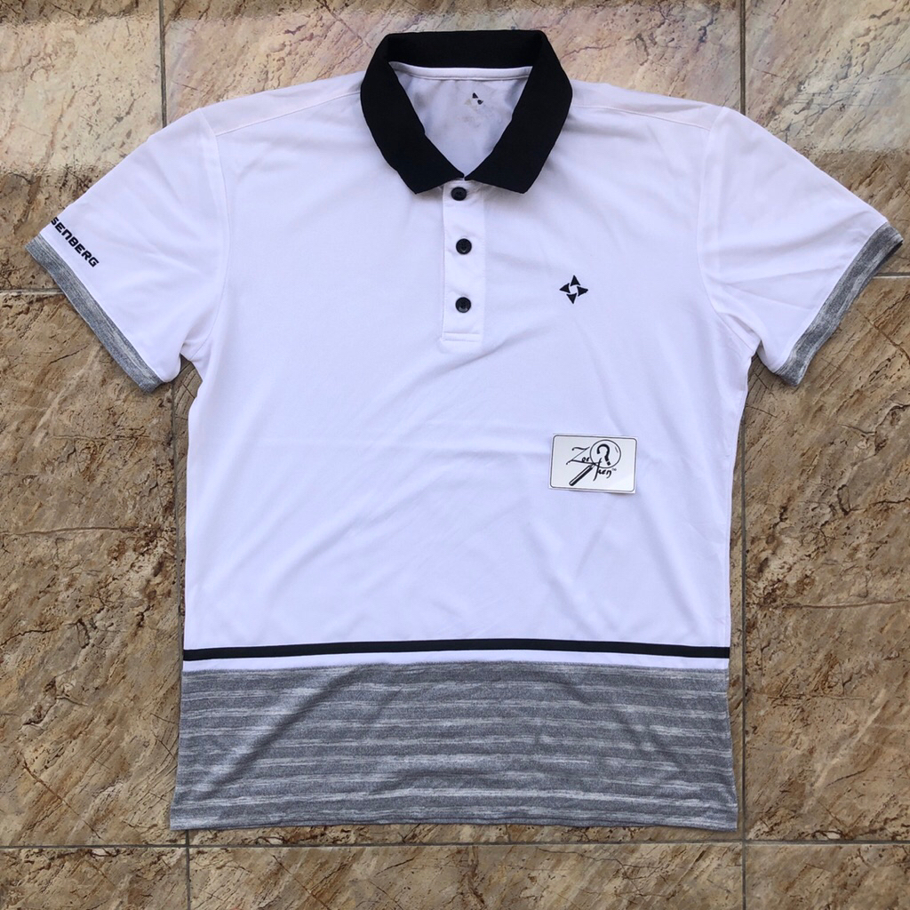 KAOS KERAH NEPA ISENBERG PUTIH ABU