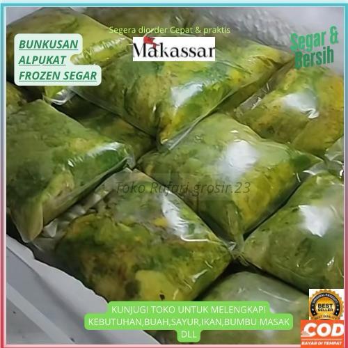 Alpukat frozen untuk jus Alpukat frozen Makassar smoothie Alpukat frozen untuk dessert Alpukat froze