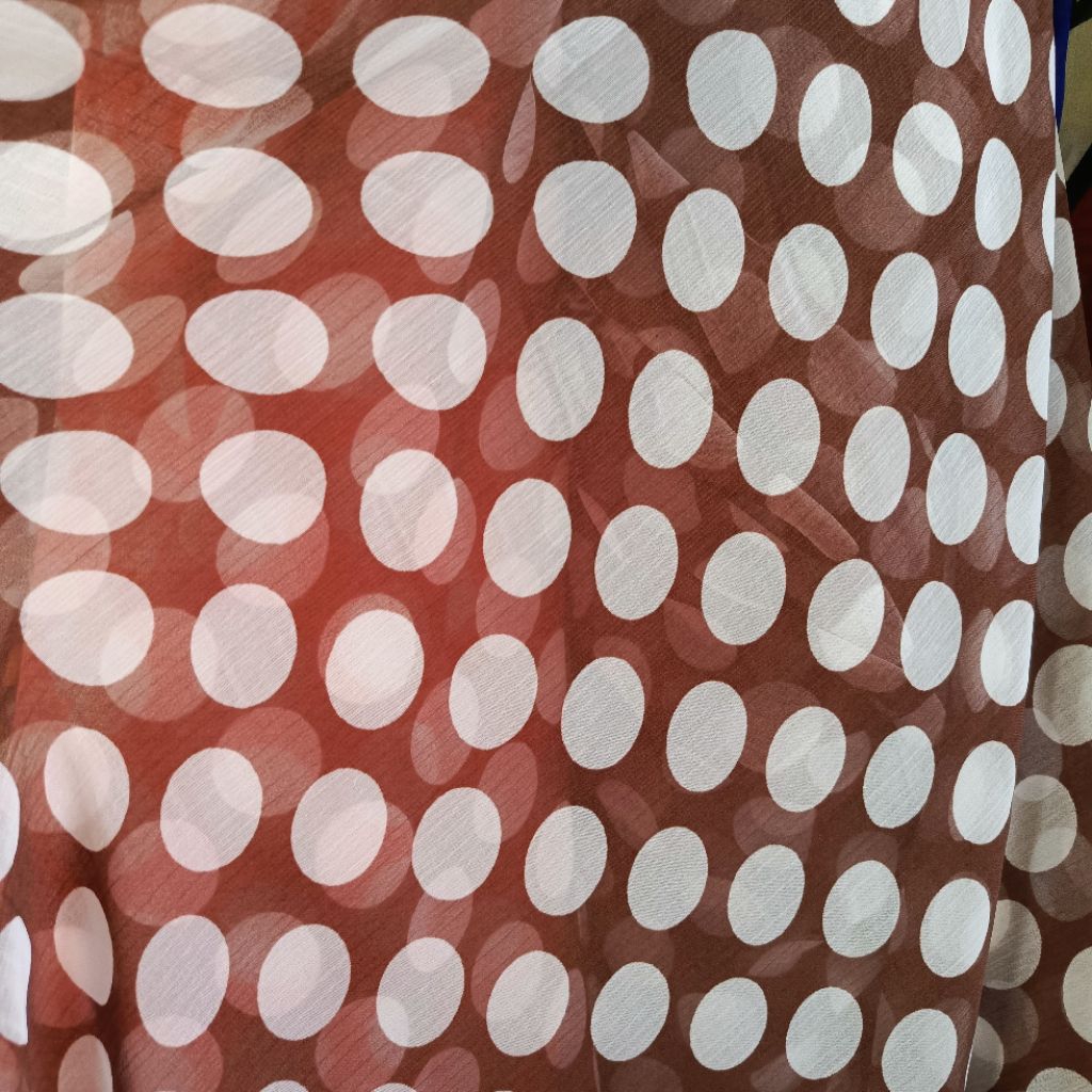 Kain sifon silky - kain sifon polos - kain sifon yoryu - kain sifon crinkle - kain sifon motif - kai