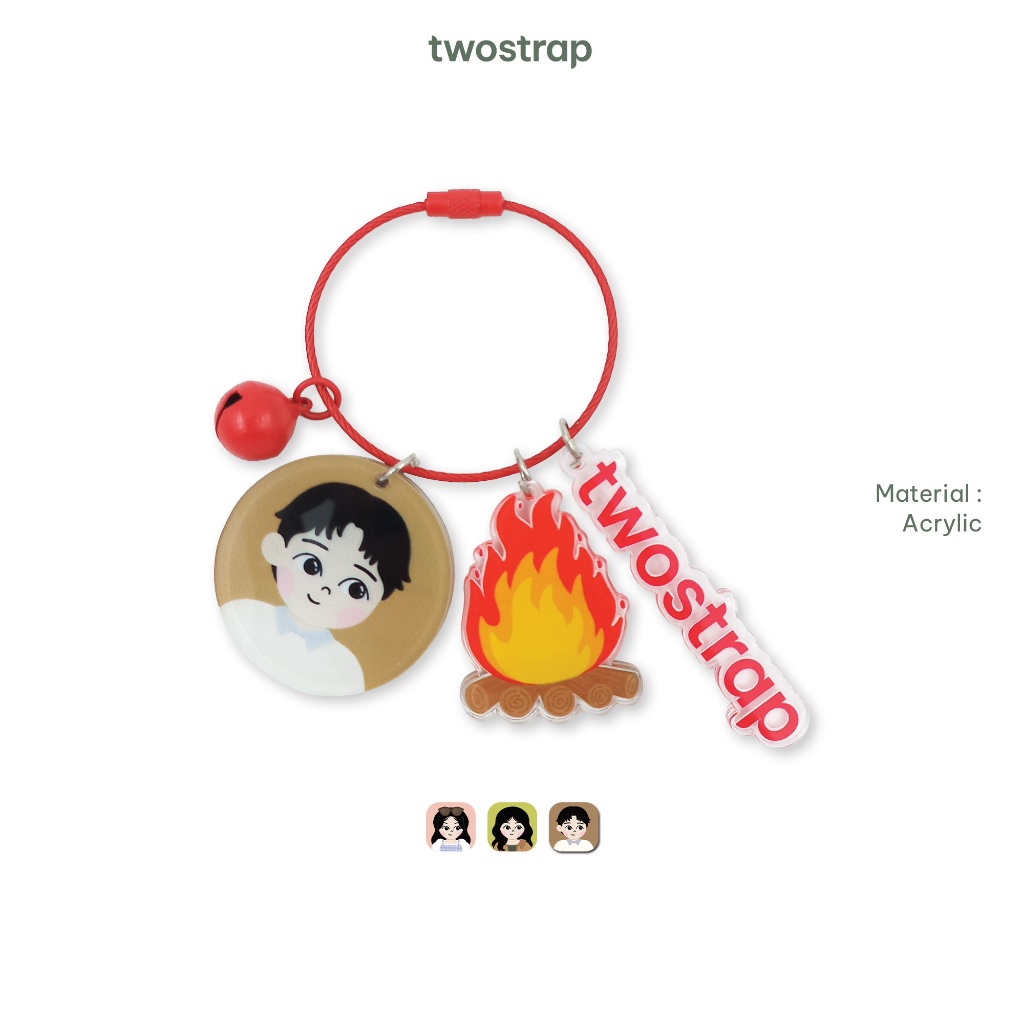 TWOSTRAP - Persona Keychain - Keychain Acrylic Gantungan Kunci Lucu Premium