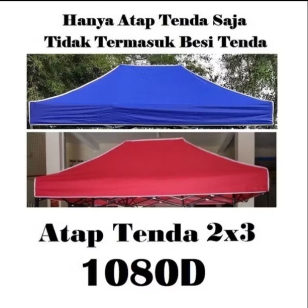 Atap Tenda Lipat 2X3m 1080D TEBAL