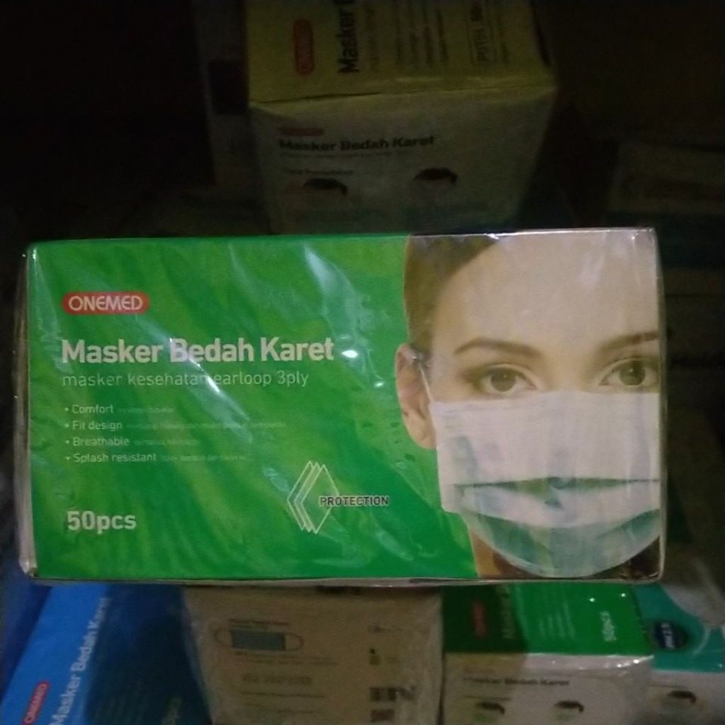 masker cantol/ masker hijab onemed