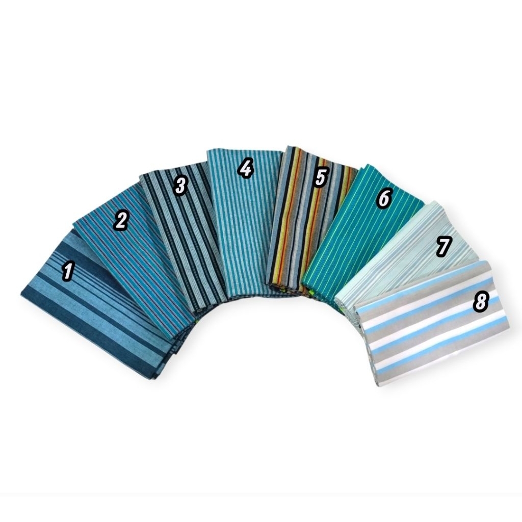 Kain Tenun Lurik Jogja Klaten Prasojo Klasik biru toska turkish