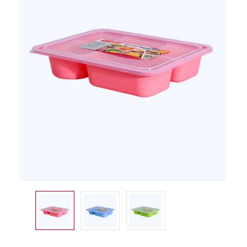 Tempat makan ompreng sekat MBG, Horeka bento box