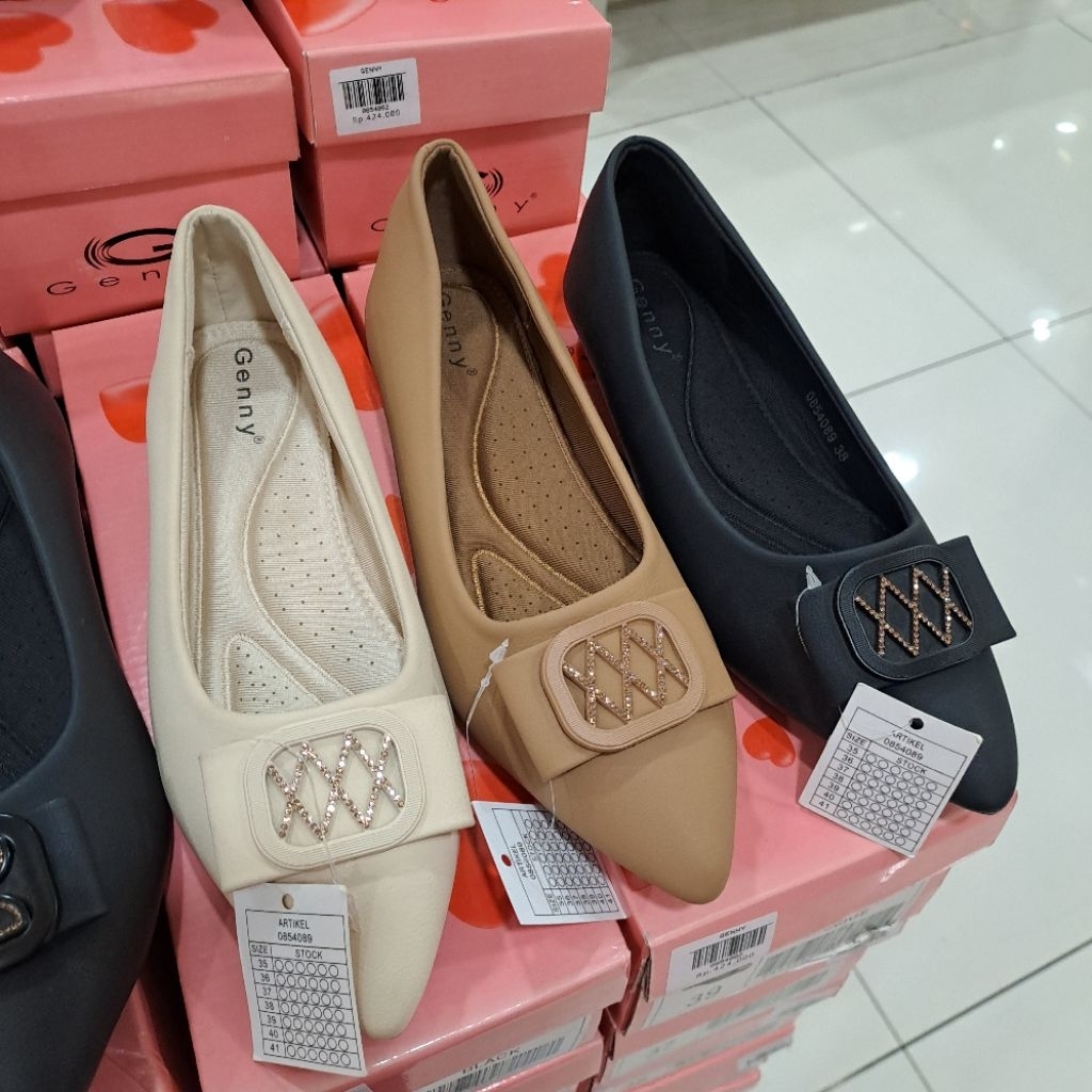 sepatu flat wanita genny