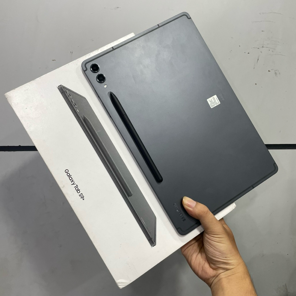samsung tab s9 plus wifi 12/256gb second bekas mulus fullset original