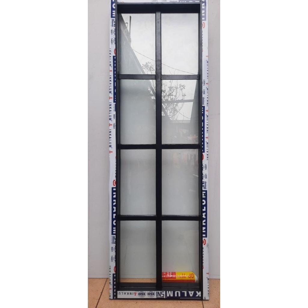 kusen aluminium kaca mati listkaca