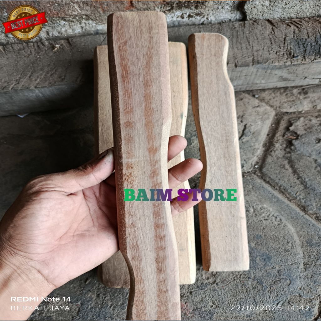 GAGANG KAPAK KAYU JATI / GAGANG KAPAK MERAH / GAGANG PALU DAN LAIN2 KUALITAS BAGUS