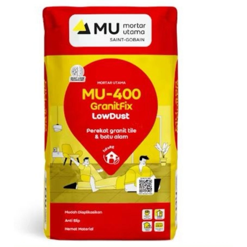 semen mortar mu 400 untuk granit 25 kg