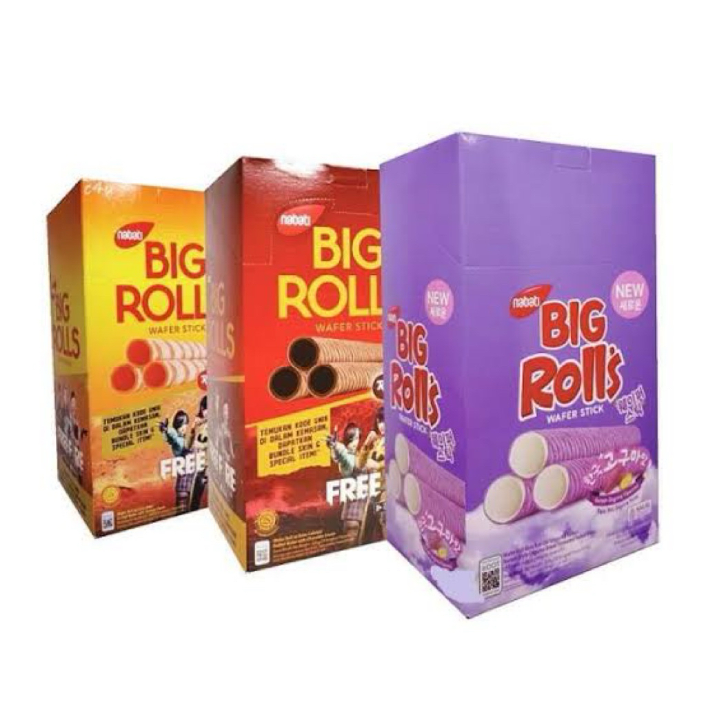 NABATI BIG ROLLS 14GR DUS ( 6 BOX )