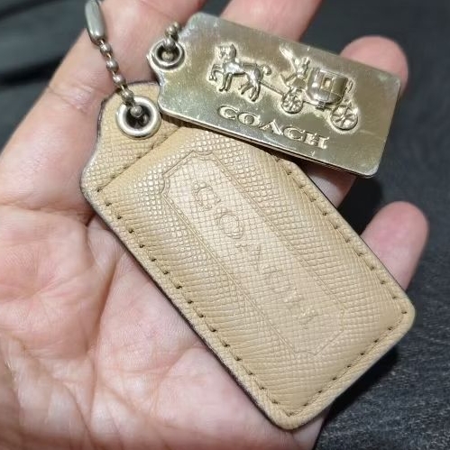 bag charm coach preloved