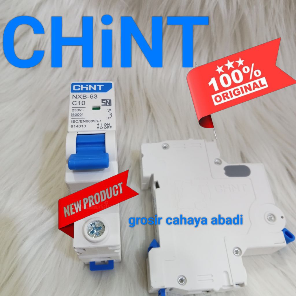 mcb 1p 10a CHiNT NXB-3 original 100%/MCB CHiNT NXB-3 10a 1phase