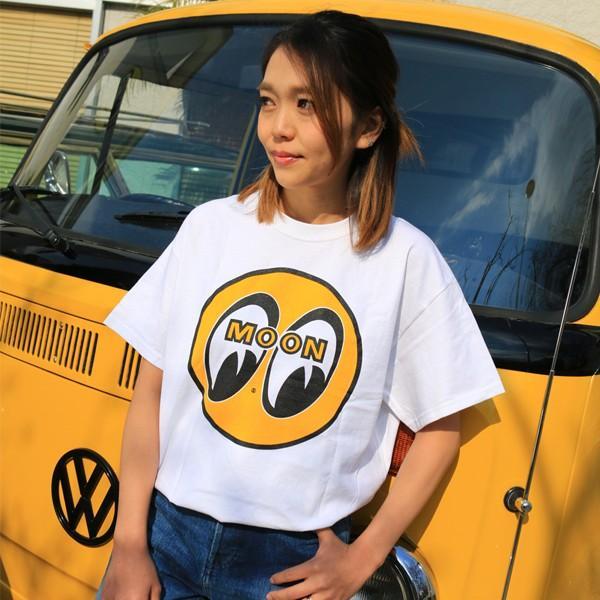 MOONEYES Original T-Shirt Eyeball Logo [TM001WH]