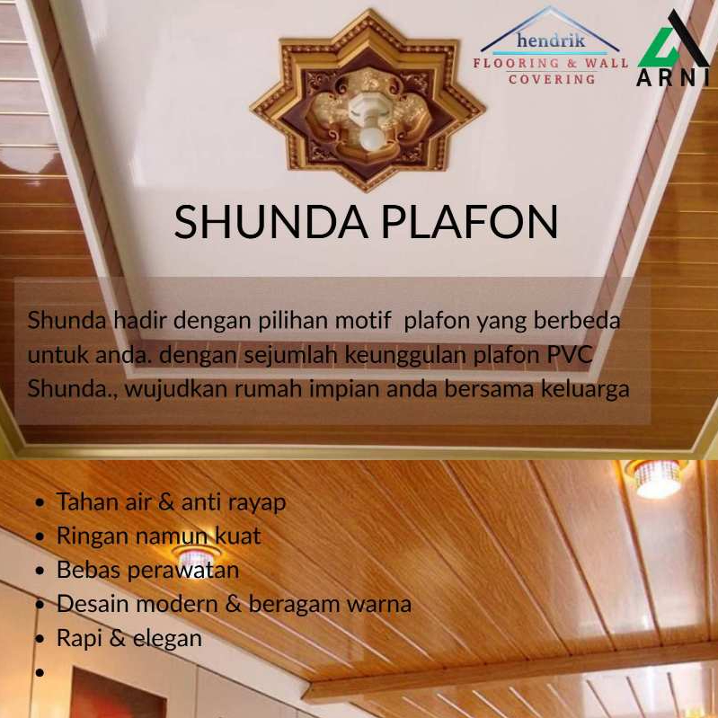 SHUNDA PLAFON UNTUK ATAP RUMAH