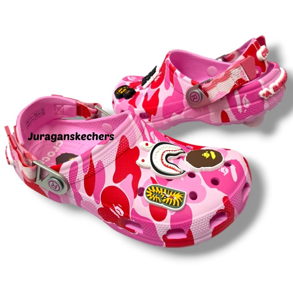 big promo crocs x bape/sandal crocs x bape/sandal pria/crocs pria (crocs classic x bape)