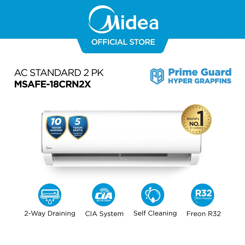 Midea AC MSAF-18CRN2 Split 2 PK R32 Series