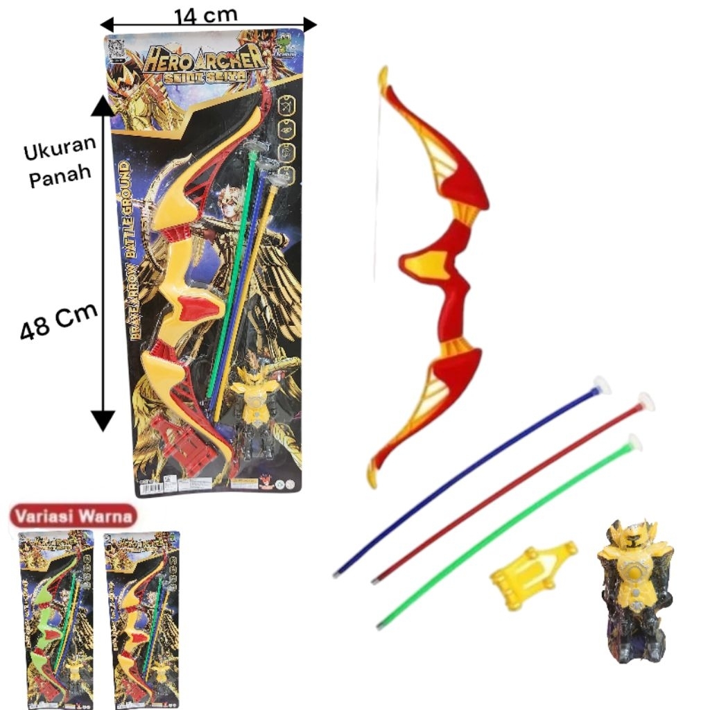1215 Mainan Anak Anak / Mainan Panah Jumbo Anak 48 cm / Mainan Panah Besar / Mainan Edukasi Busur Pa