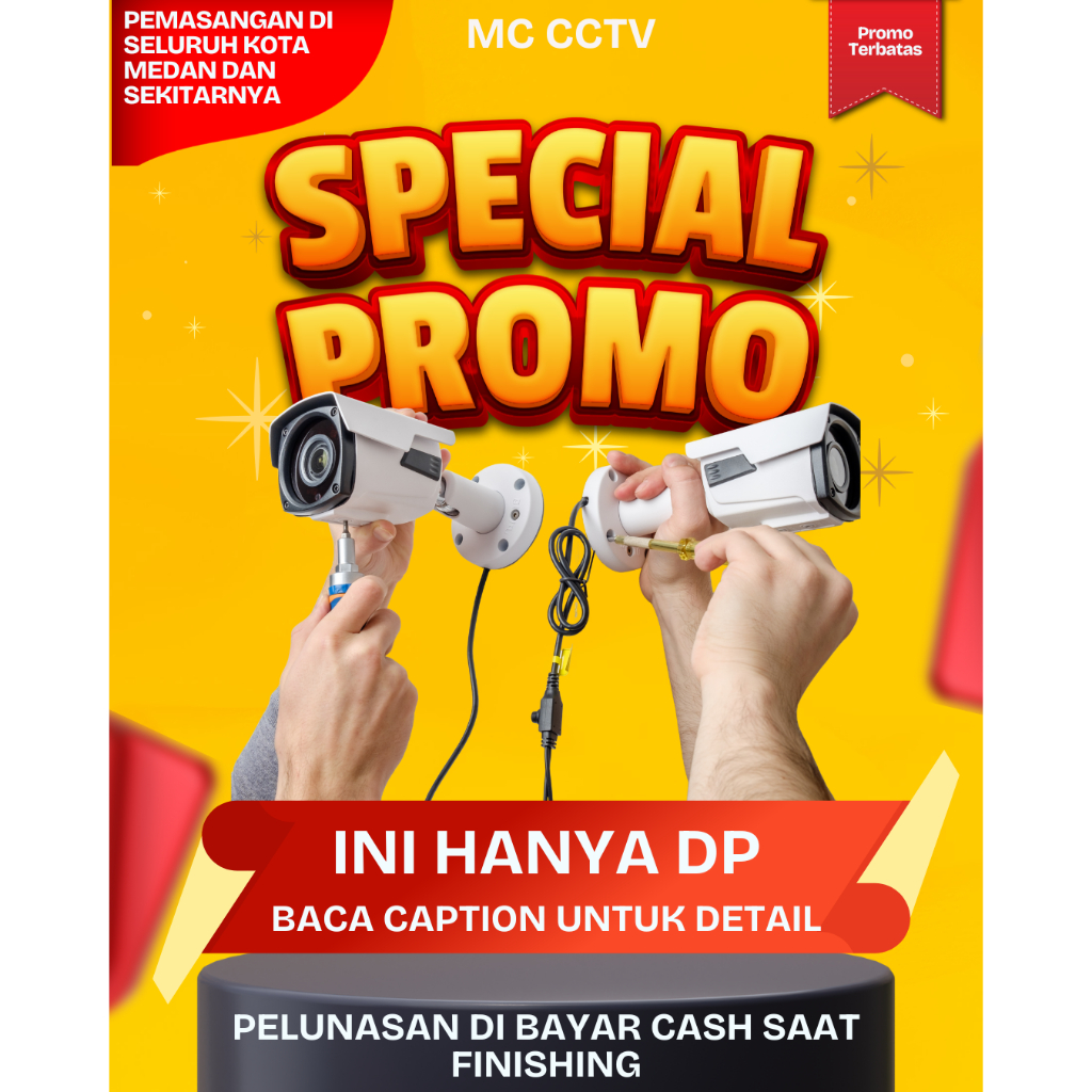 MC CCTV - DP PEMASANGAN CCTV WIFI CCTV ROBOT ( IMOU / HIVIEW / DAHUA ) Indoor 3MP with Memorycard