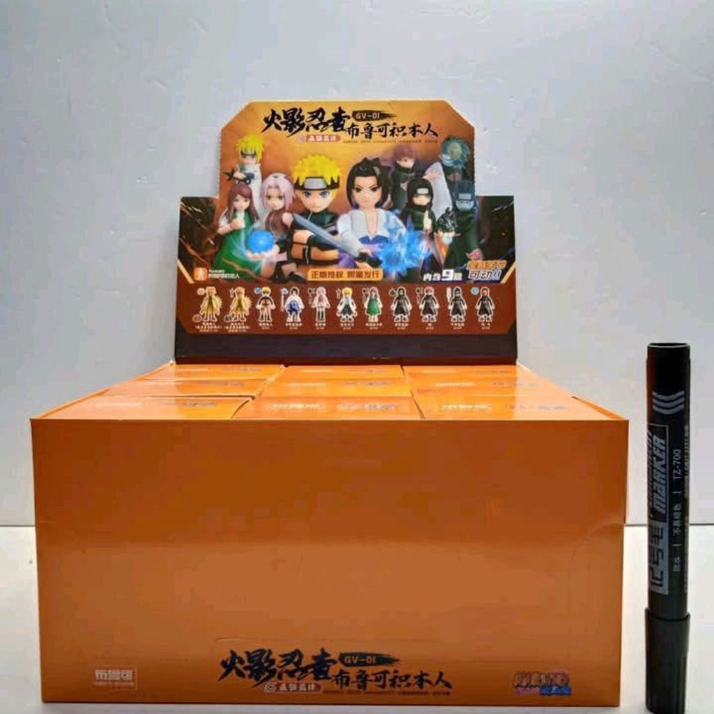 mainan action figure blokees Blokees naruto vol.01 sasuke itachi kakashi sakura blind box

full arti