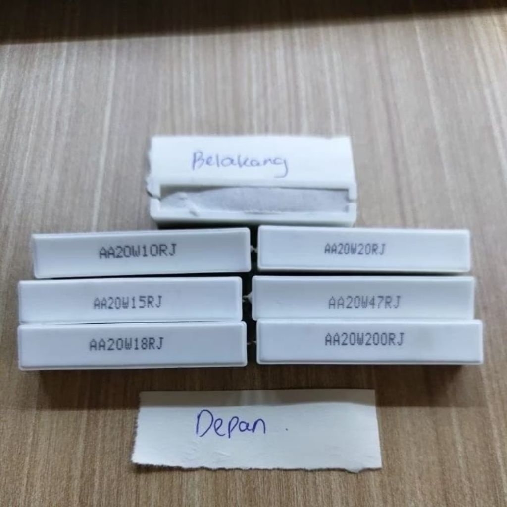 RESISTOR 20watt 10 ohm 15 ohm 18 ohm 20 ohm 22 ohm 47 ohm 200 ohm