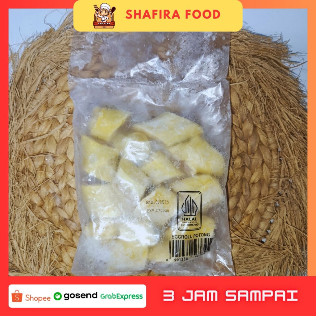 Egg Chicken Roll Potong Ala Hokben Isi 10 Kemasan Beku Frozen