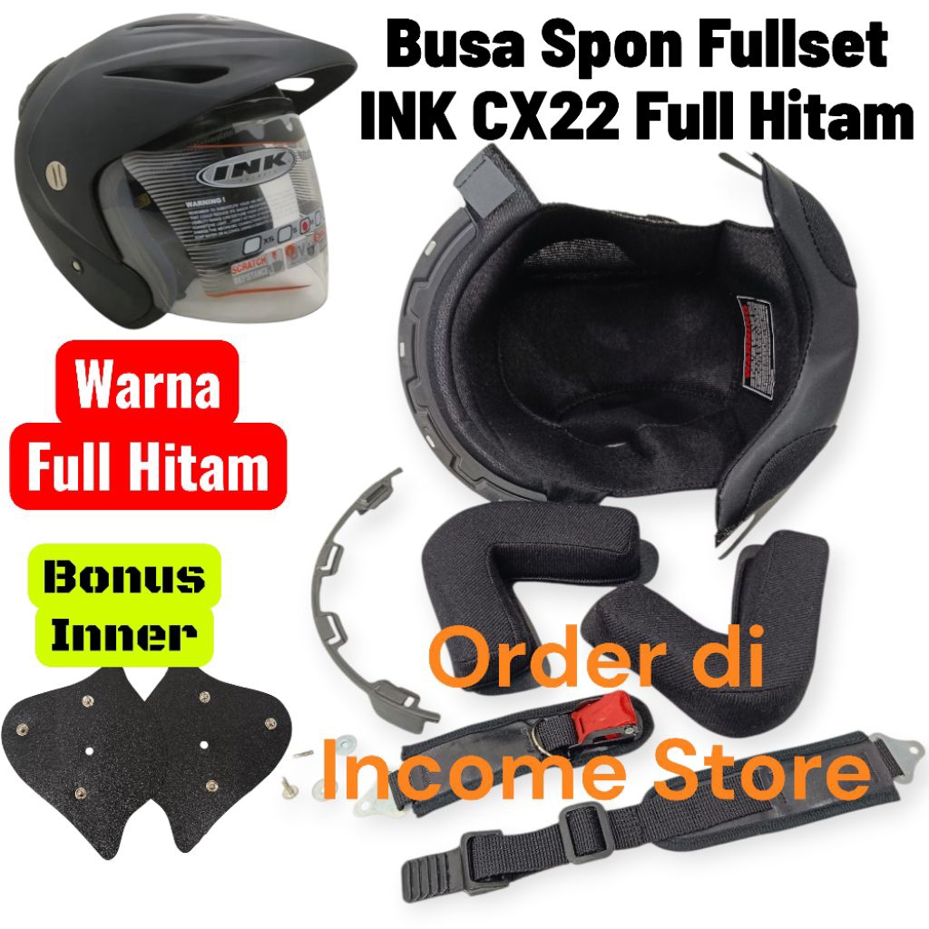 Busa Spon Daleman Helm INK CX22 Busa Spon INK CX390 Busa Helm INK Batman INK Topi CX22
