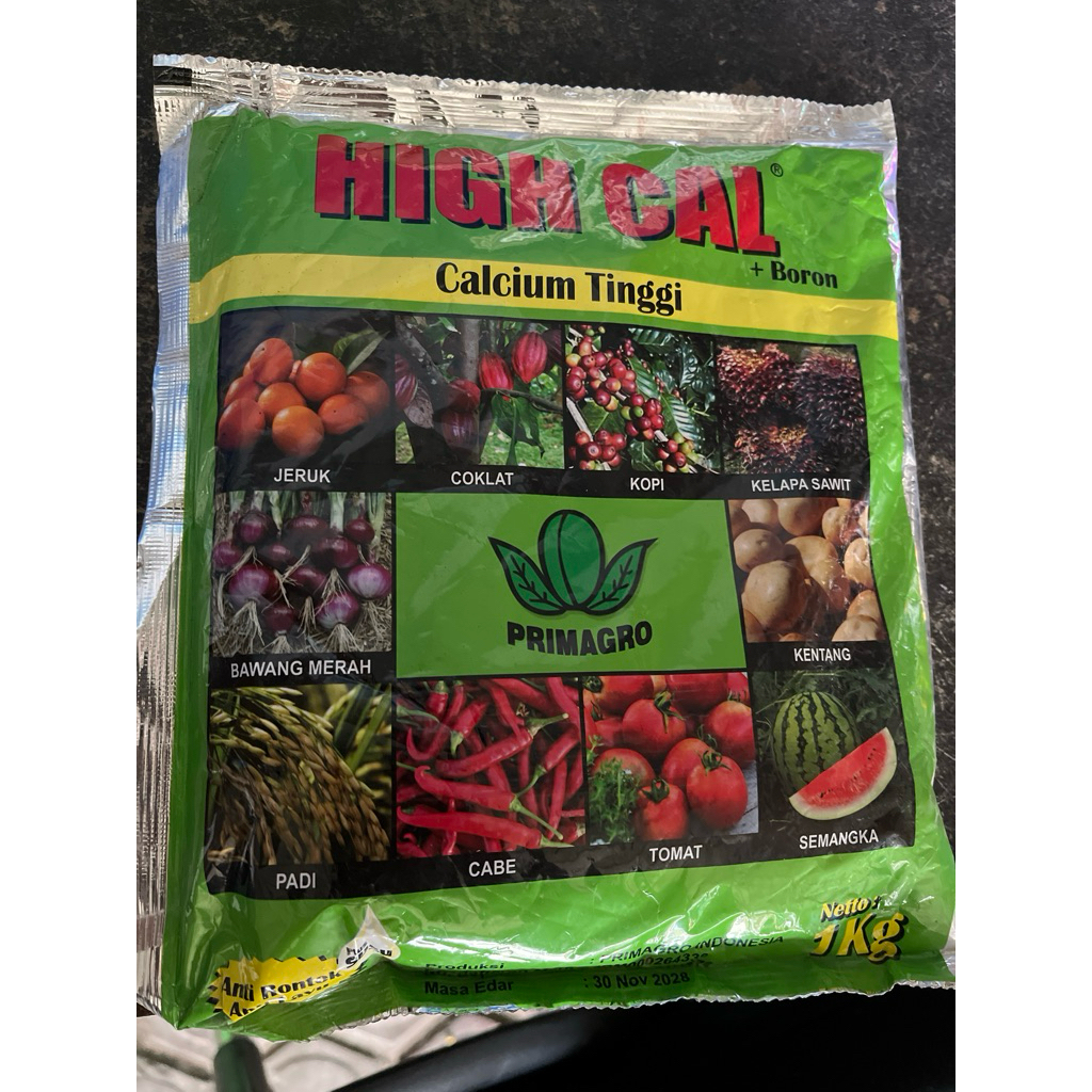 HIGH CAL + BORON – Pupuk Kalsium Tinggi untuk Tanaman Buah & Sayur