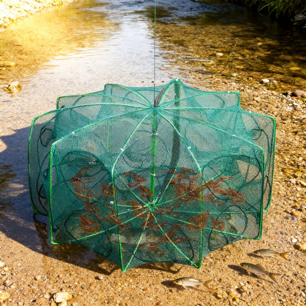 Bubu Ikan 6/8/10 Lubang Lipat Nilon Kuat Udang Kepiting  bubu ikan