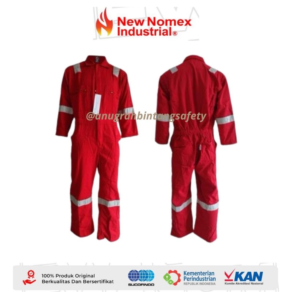 Coverall New Nomex III A - Wearpack Coverall New Nomex III A Warna Merah
