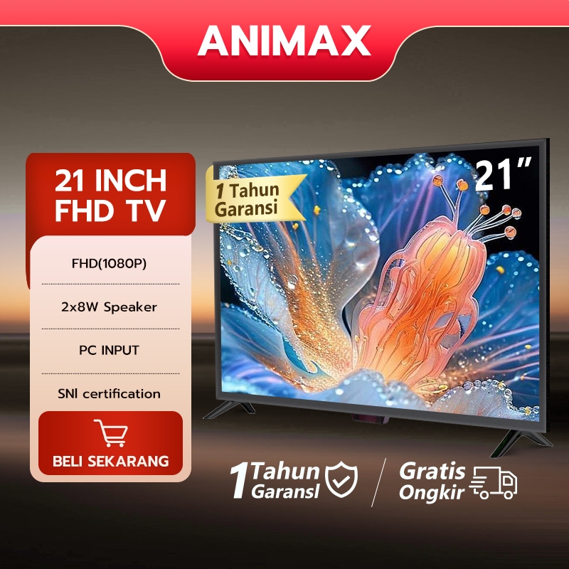 ANIMAX TV Digital 25/21/22/24/27/30 inch TV LED FHD Televisi